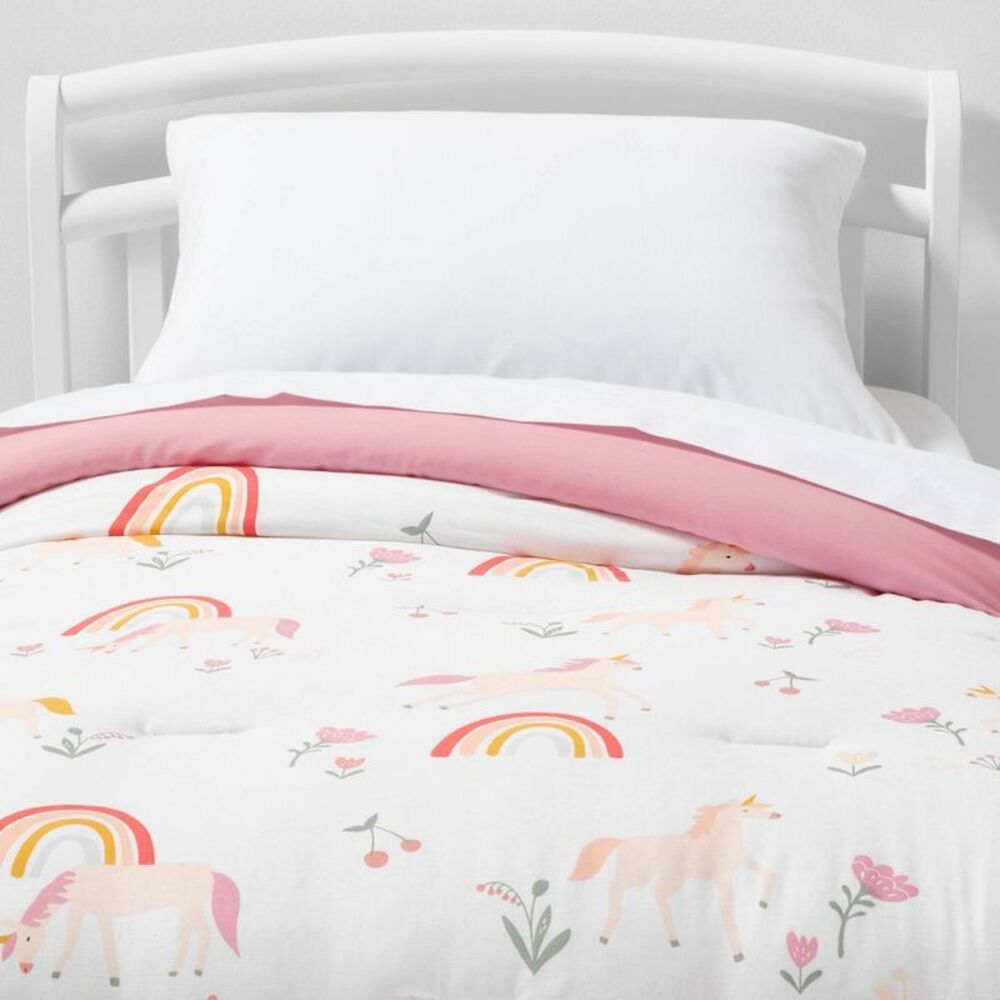 Open Box - Pillowfort - Full/Queen Unicorn Cotton Kids' Comfort Unicorn